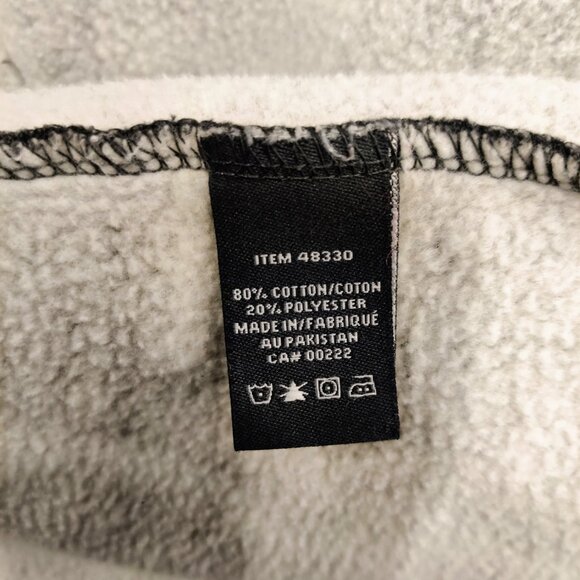 Logan Hill Men's Zip-Up Pocket Hoodie | Large | Charcoal Gray | Cotton - Picture 6 of 6